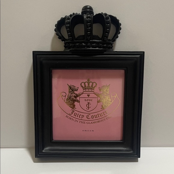 Juicy Couture Other - Juicy Couture Black Frame with Crown Accent